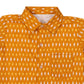 Cotton Shirt for Boys | Standard Collar - Geometric Print | Mustard