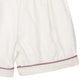 Malmal Shorts for Girls | Colored Piping | White